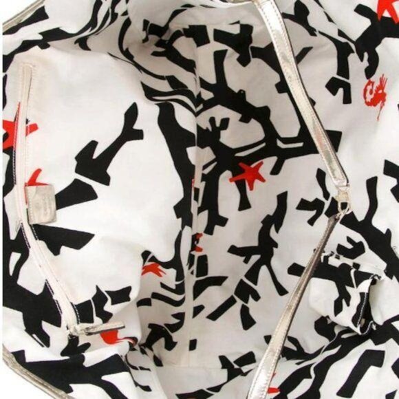 Gucci XL Bamboo Raffia Tote Bag With Gold-Tone Hardware & Leather Trim - Picture 4 of 13